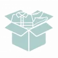 Shirt Shoes Box white icon