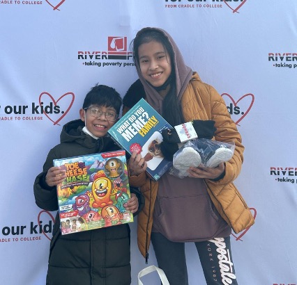 Children at the Soles4Souls x Elliot Tebele Shoe Event in Richmond, NY